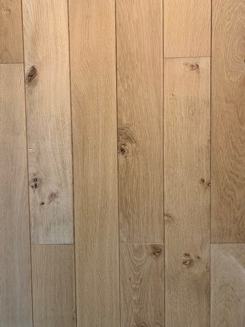 uitslag Helder op bord Massief eiken parket - Rustiek BCD 21 mm - tem 16cm -V-groef - de Plankerij  floors & doors